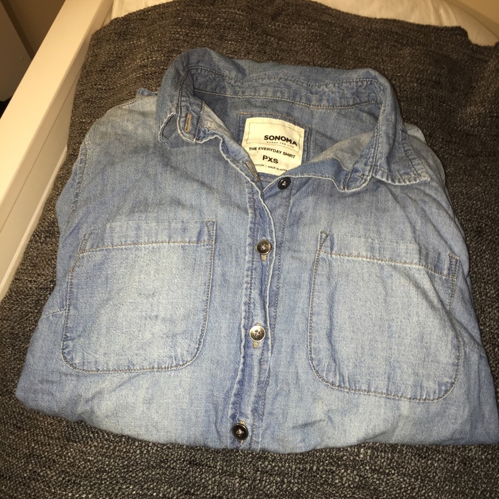 Cotton long sleeve shirt